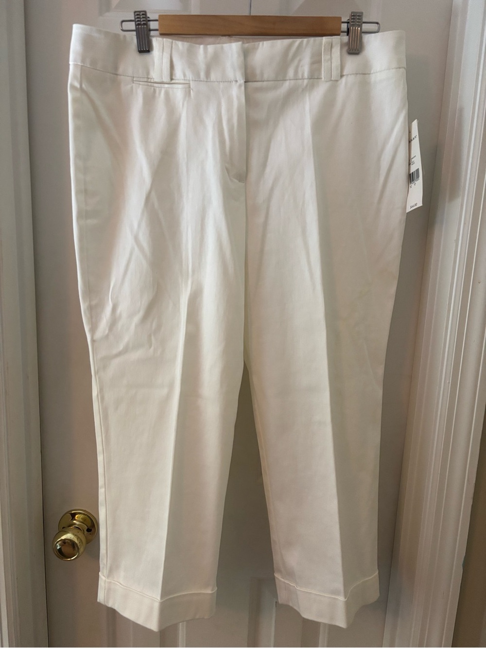 Hannah tailored cropped pant - size 12 - NWT